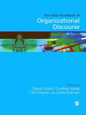 cover image of The SAGE Handbook of Organizational Discourse